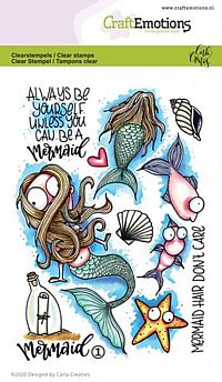 Clearstamps A6 - Mermaid 1 Carla Creaties