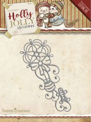Dies - Yvonne Creations - Ornament - Holly Jolly - Snijmal