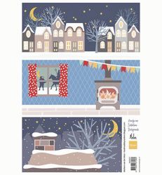 Marianne Design - A4 Knipvel - Avondje van Sinterklaas by Marleen