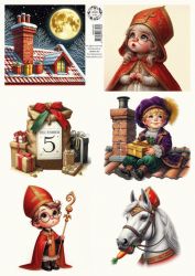 knipvel A4 Friends for Life - Sinterklaas